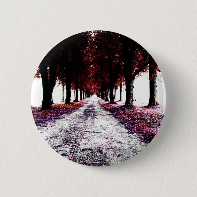 Badge Rond 5 Cm route de Forrest Gump (Devant)