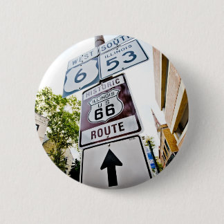 Badge Rond 5 Cm Route de mère de l'itinéraire 66