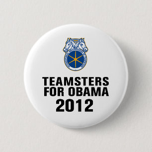Badge Rond 5 Cm Routiers pour Obama