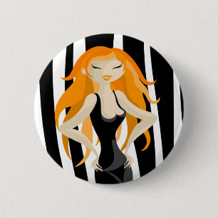 Badge Rond 5 Cm roux