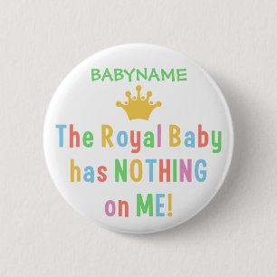 Badge Rond 5 Cm Royal Baby button