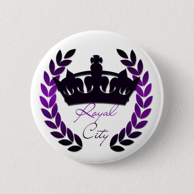 Badge Rond 5 Cm royalcity (Devant)