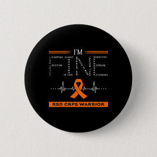 Badge Rond 5 Cm Rsd Crps Guerrier Je vais bien