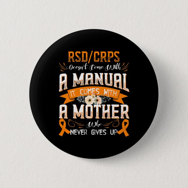 Badge Rond 5 Cm RSDCRPS ne vient pas avec un manuel il vient avec  (Devant)