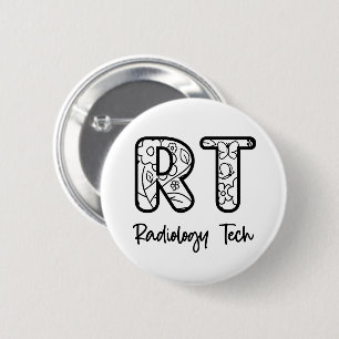 Badge Rond 5 Cm RT Rad Technician