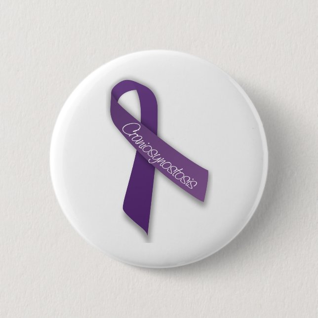 Badge Rond 5 Cm Ruban de Cranio (Devant)