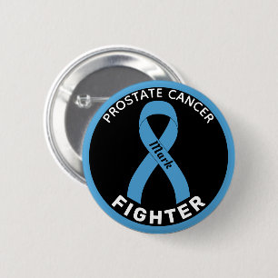 Badge Rond 5 Cm Ruban de lutteur contre le cancer de la prostate B