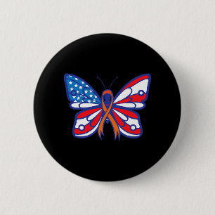 Badge Rond 5 Cm Ruban de sensibilisation au cancer du sang leucémi