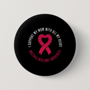 Badge Rond 5 Cm Ruban de sensibilisation au myélome multiple Je so