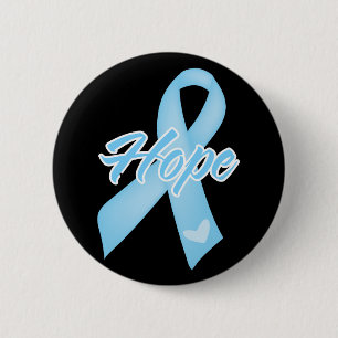 Badge Rond 5 Cm Ruban Hope - Cancer de la prostate