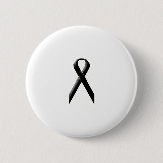 Badge Rond 5 Cm Ruban noir de conscience