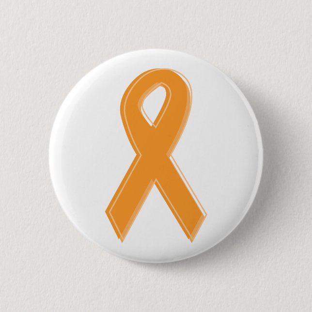 Badge Rond 5 Cm Ruban orange de conscience (Devant)