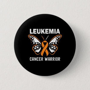 Badge Rond 5 Cm Ruban Papillon Sensibilisation Cancer Leucémie 