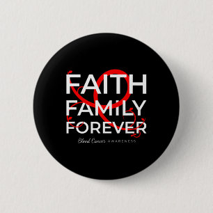 Badge Rond 5 Cm Ruban rouge de sensibilisation au cancer du sang F