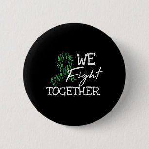 Badge Rond 5 Cm Rubans verts de la maladie Famille Citations Cadea