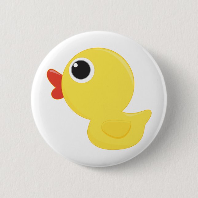 Badge Rond 5 Cm Rubber Duckie (Devant)