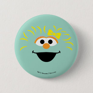 Badge Rond 5 Cm Rue Sésame Rosita Face Art