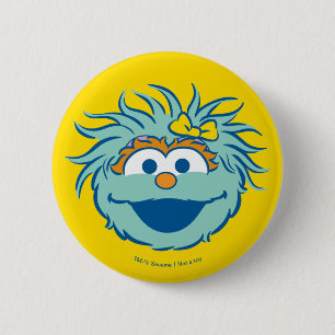 Badge Rond 5 Cm Rue Sésame Rosita Smile