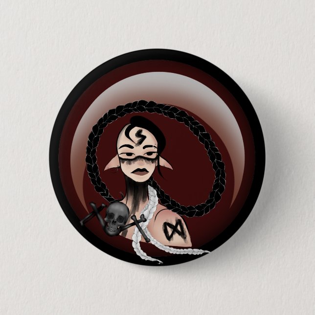 Badge Rond 5 Cm Runa (Devant)