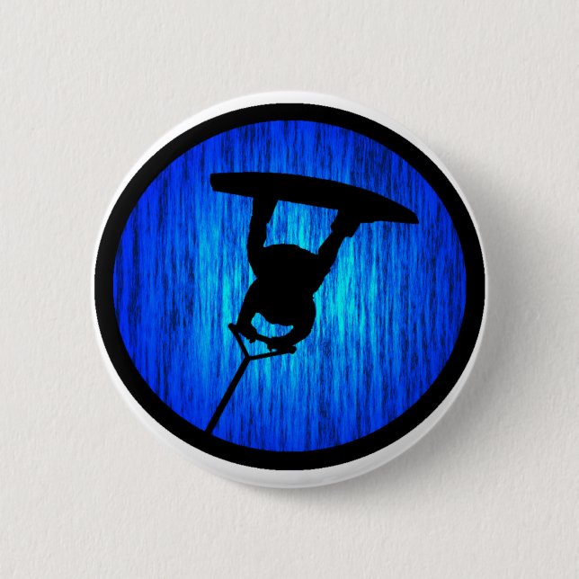 Badge Rond 5 Cm Rupture de Wakeboard Raley (Devant)
