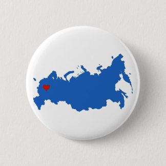 Badge Rond 5 Cm Russie