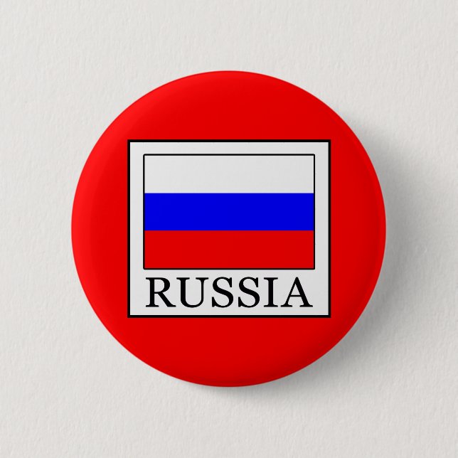 Badge Rond 5 Cm Russie (Devant)