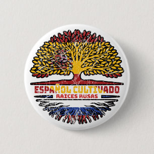 Badge Rond 5 Cm Russie Espagne Espagne Espagne Espagne Espagne dra