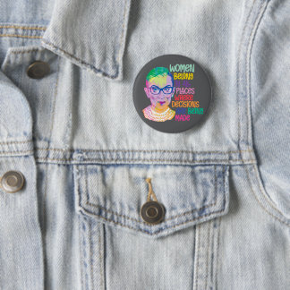 Badge Rond 5 Cm Ruth Bader Ginsburg Femmes Appartiennent À Tous Le