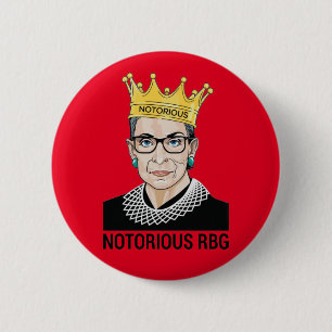 Badge Rond 5 Cm Ruth Bader Ginsburg - RBG célèbre