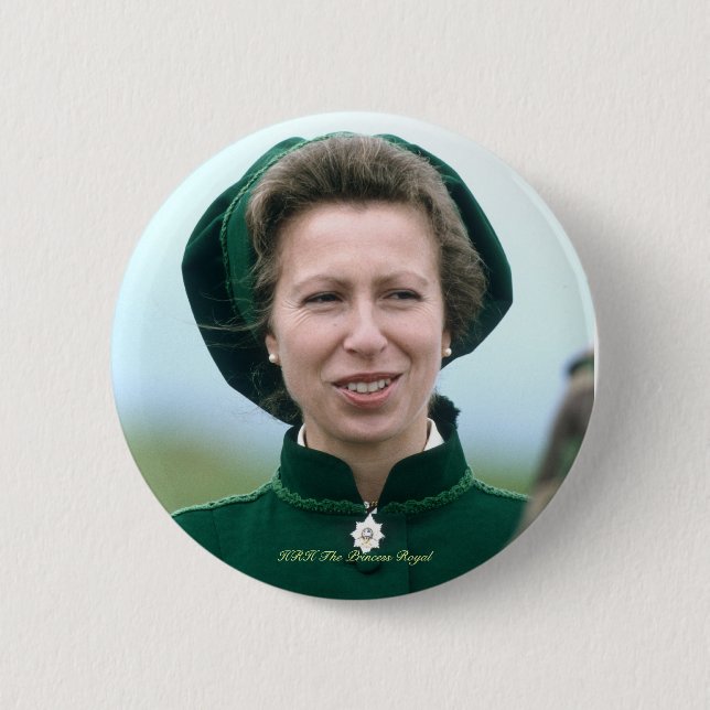 Badge Rond 5 Cm S.E. la princesse Anne Warminster (Devant)