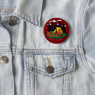 Badge Rond 5 Cm S’more de plaisir avec cet écureuil de camping