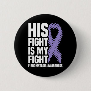 Badge Rond 5 Cm Sa Lutte Est Ma Lutte Contre La Fibromyalgie