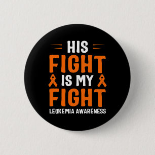 Badge Rond 5 Cm Sa Lutte Est Ma Lutte Contre La Leucémie 2