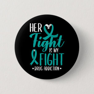Badge Rond 5 Cm Sa Lutte Est Ma Lutte Contre La Toxicomanie