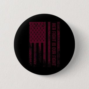 Badge Rond 5 Cm Sa Lutte Est Ma Lutte Contre L'Anévrisme Du Cervea