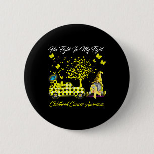Badge Rond 5 Cm Sa Lutte Est Ma Lutte Contre Le Cancer De L'Enfanc
