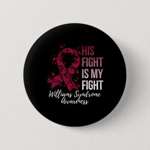 Badge Rond 5 Cm Sa Lutte Est Ma Lutte Contre Le Syndrome Williams