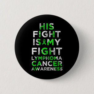 Badge Rond 5 Cm Sa Lutte Est Mon Lymphome Lutte Accordée Au Cancer