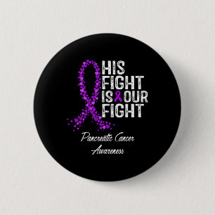 Badge Rond 5 Cm Sa Lutte Est Notre Lutte Contre Le Cancer Pancréat