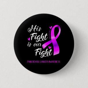 Badge Rond 5 Cm Sa Lutte Est Notre Lutte Contre Le Cancer Pancréat