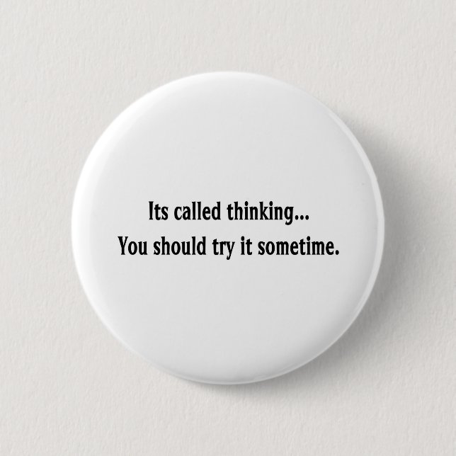 Badge Rond 5 Cm Sa pensée (Devant)