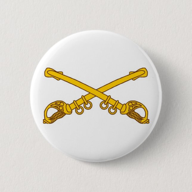 Badge Rond 5 Cm Sabres de cavalerie (Devant)