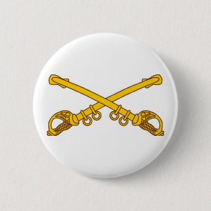 Badge Rond 5 Cm Sabres de cavalerie