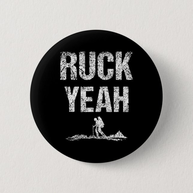 Badge Rond 5 Cm Sac à dos de rando Ruck Yeah Workout Rucksack (Devant)