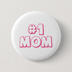 Badge Rond 5 Cm Sac fourre-tout à maman du numéro un de la maman