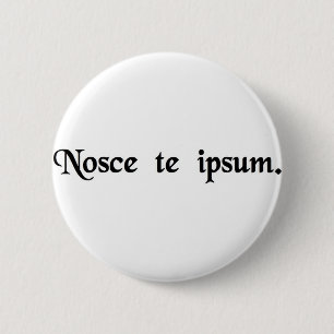 Badge Rond 5 Cm Sachez thyself.