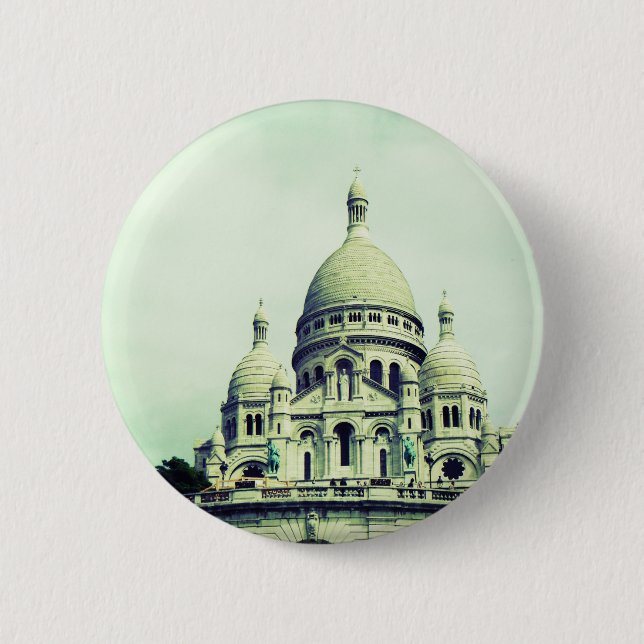 Badge Rond 5 Cm Sacre Coeur (Devant)