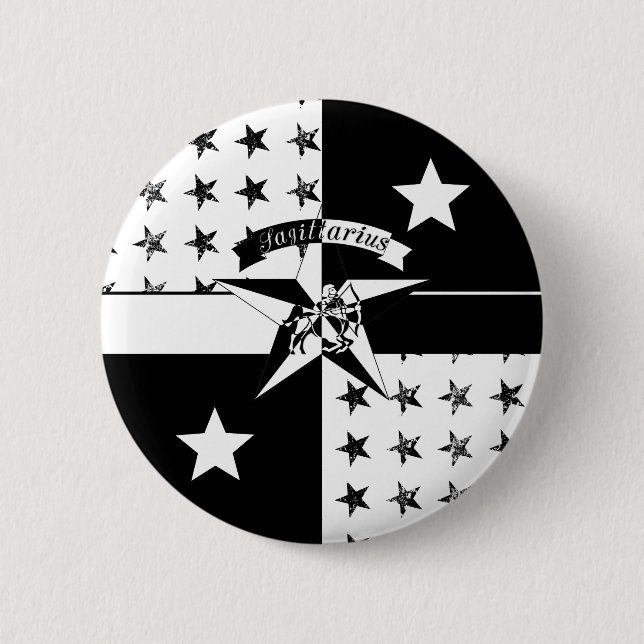 Badge Rond 5 Cm Sagittaire (Devant)