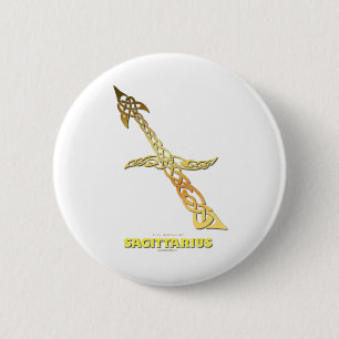 Badge Rond 5 Cm Sagittaire de série d'Astrocelt