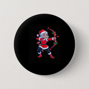 Badge Rond 5 Cm Sagittaire Noël Archer Signe du zodiaque Cute Fête